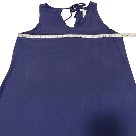 Soma Navy Blue Sleeveless Jersey Dress Size‎ Large - Picture 5 of 6